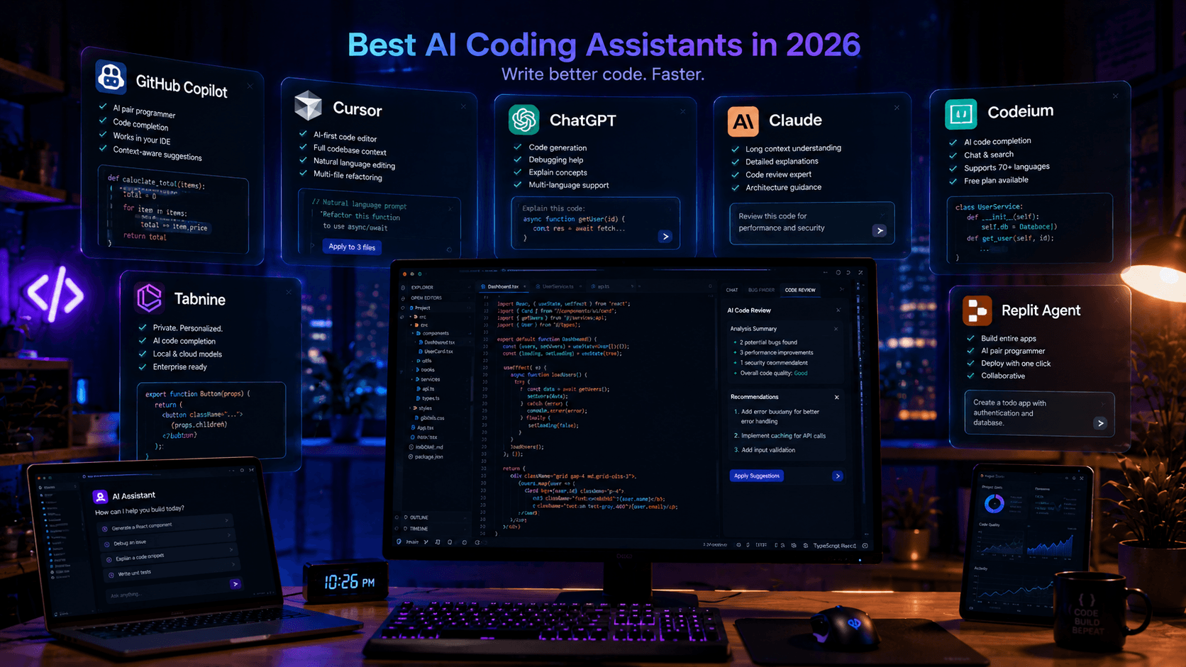 Best AI Coding Assistants in 2026: Complete Developer Guide